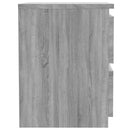 vidaXL 2 db szürke sonoma színű rétegelt fa éjjeliszekrény 30 x 30 x 40 cm
