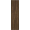 vidaXL barna tölgy színű szerelt fa ruhásszekrény 100 x 50 x 200 cm