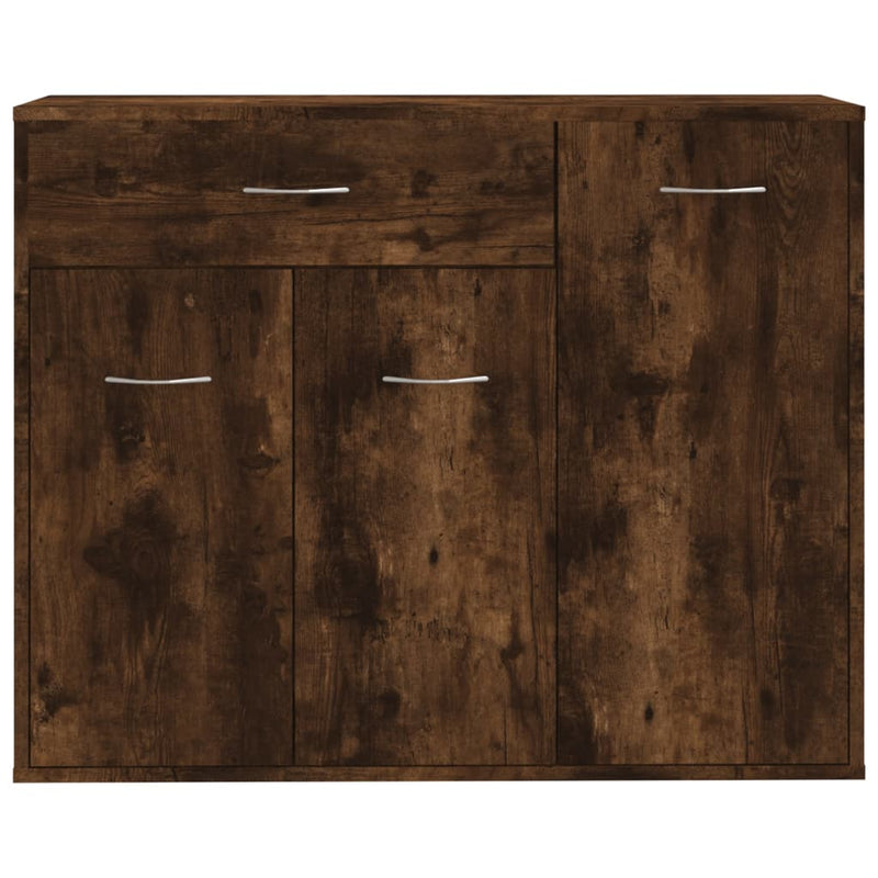 vidaXL füstös tölgy színű szerelt fa tálalószekrény 88x30x70 cm