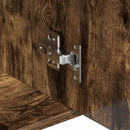 vidaXL füstös tölgy színű szerelt fa tálalószekrény 88x30x70 cm