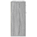 vidaXL szürke sonoma színű szerelt fa tálalószekrény 88x30x70 cm