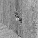 vidaXL szürke sonoma színű szerelt fa tálalószekrény 88x30x70 cm