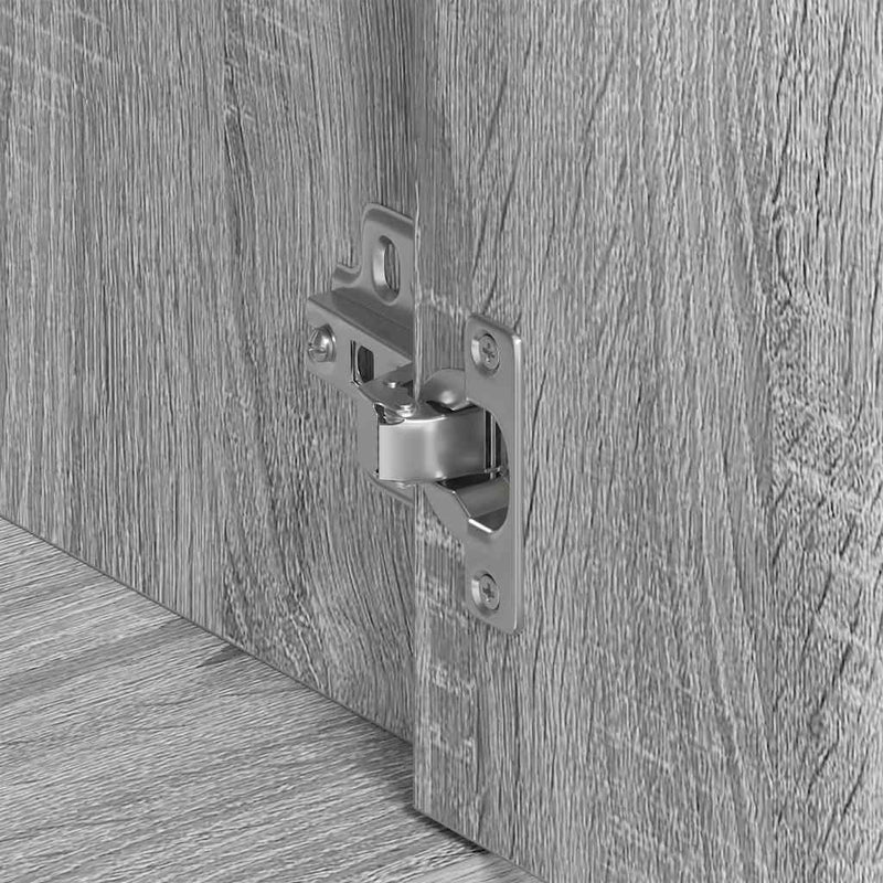 vidaXL szürke sonoma színű szerelt fa tálalószekrény 88x30x70 cm