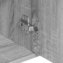 vidaXL szürke sonoma színű szerelt fa tálalószekrény 88x30x70 cm