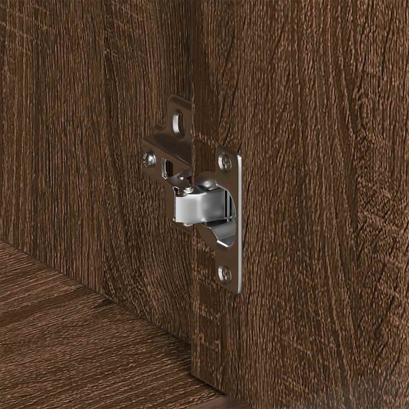 vidaXL barna tölgy színű szerelt fa tálalószekrény 88 x 30 x 70 cm