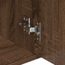 vidaXL barna tölgy színű szerelt fa tálalószekrény 88 x 30 x 70 cm