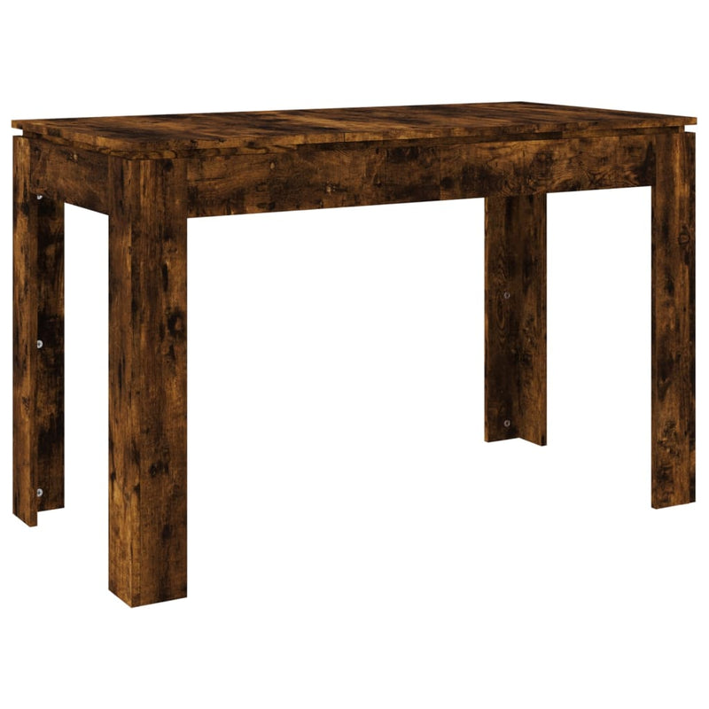 vidaXL füstös tölgy színű szerelt fa étkezőasztal 120 x 60 x 76 cm