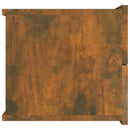 vidaXL füstös tölgy színű szerelt fa éjjeliszekrény 40 x 30 x 30 cm