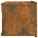 vidaXL 2 db füstös tölgy színű szerelt fa éjjeliszekrény 40x30x30 cm