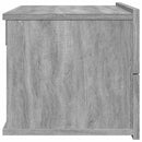 vidaXL 2 db szürke-sonoma színű szerelt fa éjjeliszekrény 40x30x30 cm