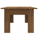 vidaXL barna tölgyszínű szerelt fa dohányzóasztal 100 x 60 x 42 cm