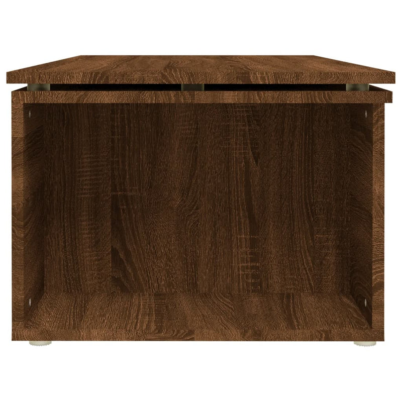 vidaXL barna tölgyszínű szerelt fa dohányzóasztal 150 x 50 x 35 cm