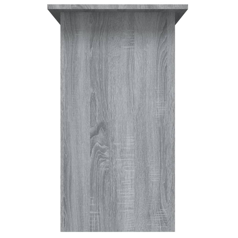 vidaXL szürke sonoma színű szerelt fa íróasztal 80 x 45 x 74 cm