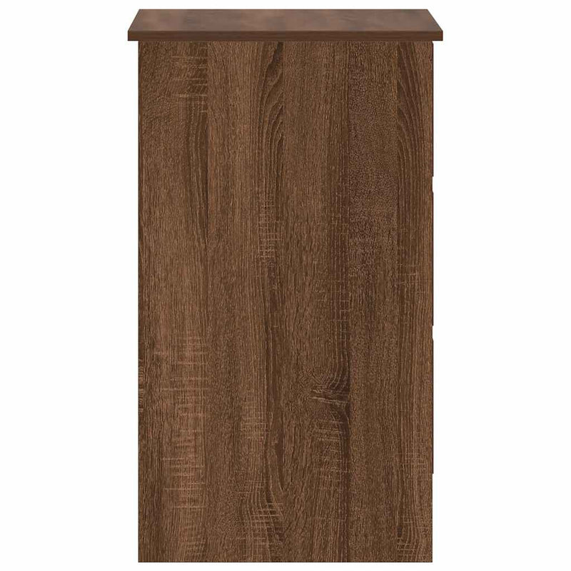 vidaXL barna tölgy színű szerelt fa íróasztal 90 x 45 x 76 cm
