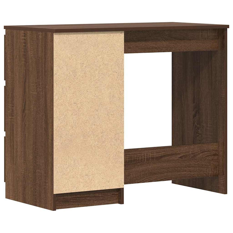 vidaXL barna tölgy színű szerelt fa íróasztal 90 x 45 x 76 cm