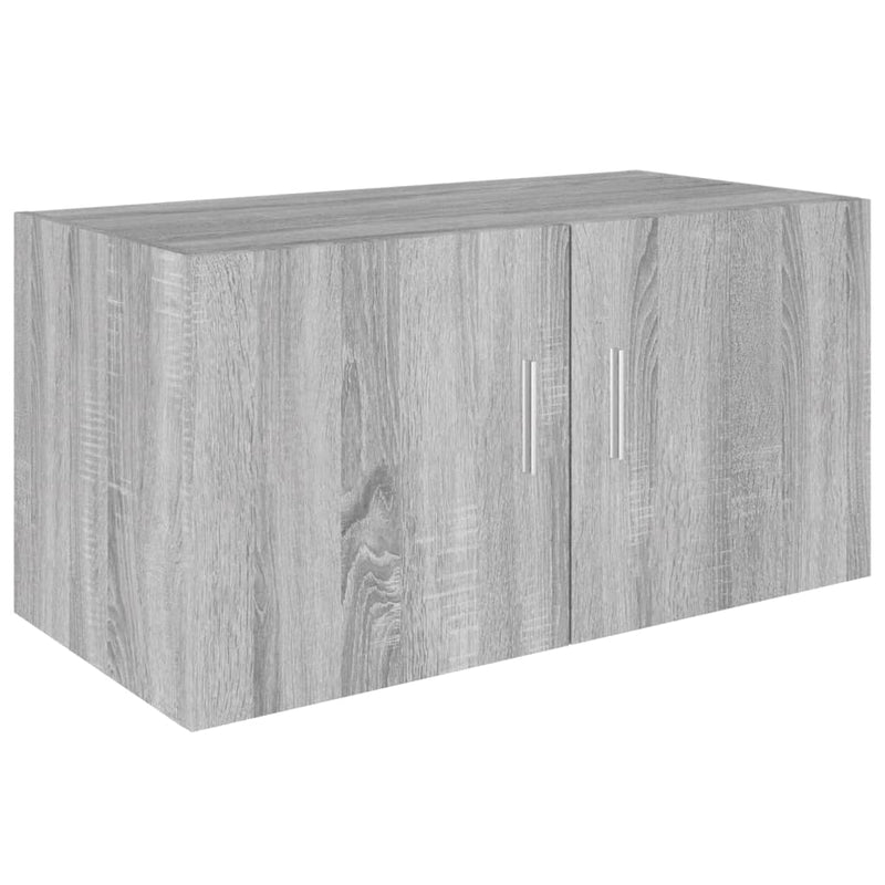 vidaXL szürke sonoma színű szerelt fa faliszekrény 80 x 39 x 40 cm