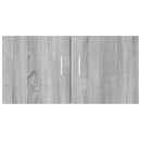 vidaXL szürke sonoma színű szerelt fa faliszekrény 80 x 39 x 40 cm