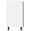 vidaXL “Lyon” füstös tölgyszínű szerelt fa fiókos alsószekrény