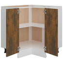 vidaXL “Lyon” füstös tölgy színű szerelt fa konyhaszekrény