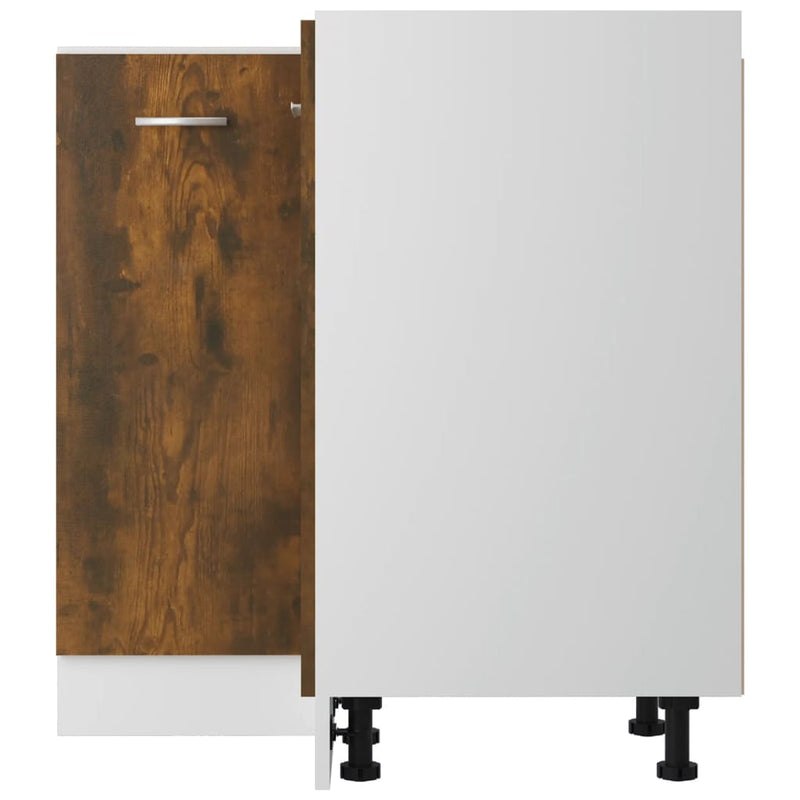 vidaXL “Lyon” füstös tölgy színű szerelt fa konyhaszekrény