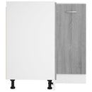 vidaXL “Lyon” szürke sonoma színű szerelt fa konyhaszekrény