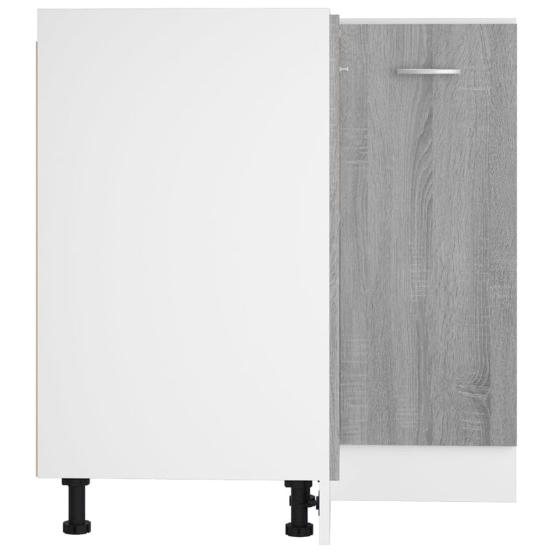 vidaXL “Lyon” szürke sonoma színű szerelt fa konyhaszekrény