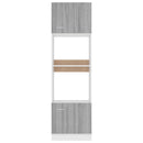 vidaXL “Lyon” szürke sonoma szerelt fa mikrohullámúsütő-szekrény