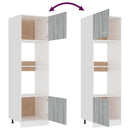 vidaXL “Lyon” szürke sonoma szerelt fa mikrohullámúsütő-szekrény