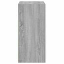 vidaXL szürke sonoma tálalószekrény LED-világítással 80 x 35 x 75 cm