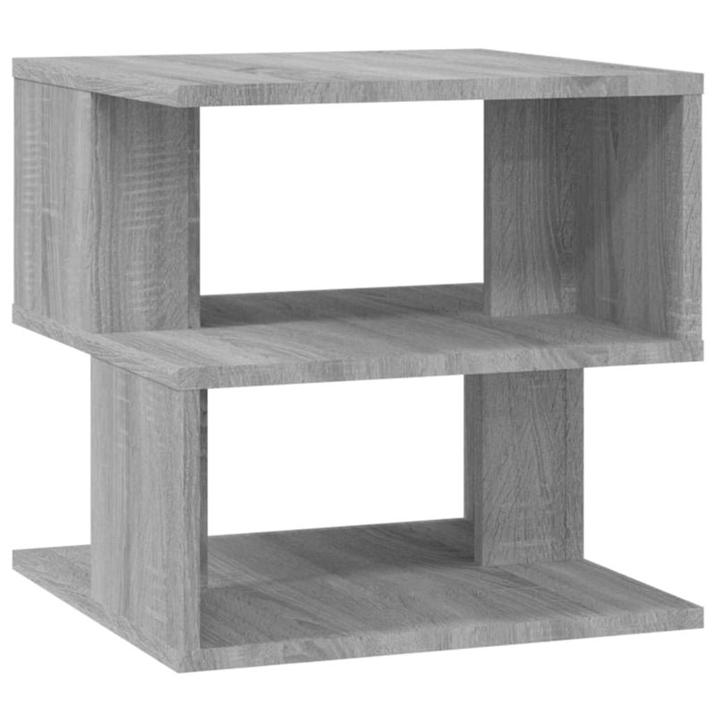 vidaXL szürke sonoma színű szerelt fa kisasztal 40 x 40 x 40 cm