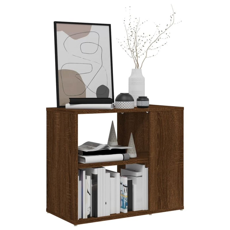 vidaXL barna tölgy színű szerelt fa kisszekrény 60 x 30 x 50 cm