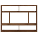 vidaXL barna tölgy színű szerelt fa fali polc 75 x 16 x 55 cm