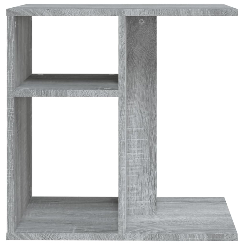 vidaXL szürke sonoma színű szerelt fa kisasztal 50x30x50 cm