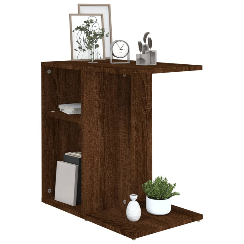 vidaXL barna tölgy színű szerelt fa kisszekrény 50 x 30 x 50 cm