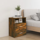 vidaXL 2 db füstös tölgy színű éjjeliszekrény 50 x 32 x 60 cm