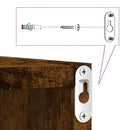 vidaXL 2 db füstös tölgy színű fali kockapolc 30 x 15 x 30 cm