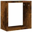 vidaXL 6 db füstös tölgy színű fali kockapolc 30 x 15 x 30 cm