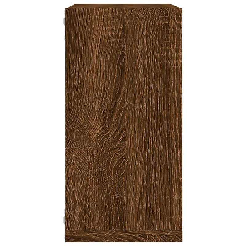 vidaXL 2 db barna tölgy színű fali kockapolc 30 x 15 x 30 cm