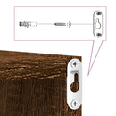 vidaXL 2 db barna tölgy színű fali kockapolc 30 x 15 x 30 cm