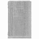 vidaXL Falpolcok polcokkal 4 pcs Szürke Sonoma 26 x 15 x 26 cm Faanyag