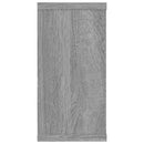 vidaXL 4 db szürke sonoma színű szerelt fa fali kockapolc 100x15x30 cm