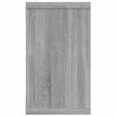 vidaXL 2 db szürke sonoma színű szerelt fa fali kockapolc 80x15x26,5cm