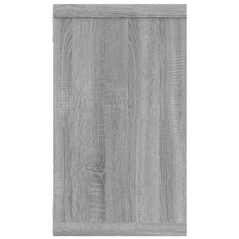 vidaXL 4 db szürke sonoma színű szerelt fa fali kockapolc 80x15x26,5cm