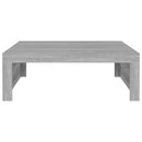 vidaXL szürke sonoma színű szerelt fa dohányzóasztal 100 x 100 x 35 cm
