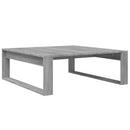 vidaXL szürke sonoma színű szerelt fa dohányzóasztal 100 x 100 x 35 cm