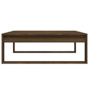 vidaXL barna tölgyszínű szerelt fa dohányzóasztal 100 x 100 x 35 cm