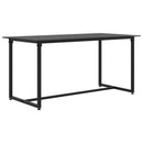 vidaXL 4 részes fekete polyrattan kerti ülőgarnitúra párnákkal