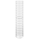 vidaXL kör alakú horganyzott acél gabion oszlop Ø30 x 150 cm