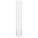 vidaXL kör alakú horganyzott acél gabion oszlop Ø30 x 200 cm