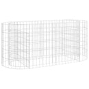 vidaXL horganyzott vas gabion magaságyás 120 x 50 x 50 cm